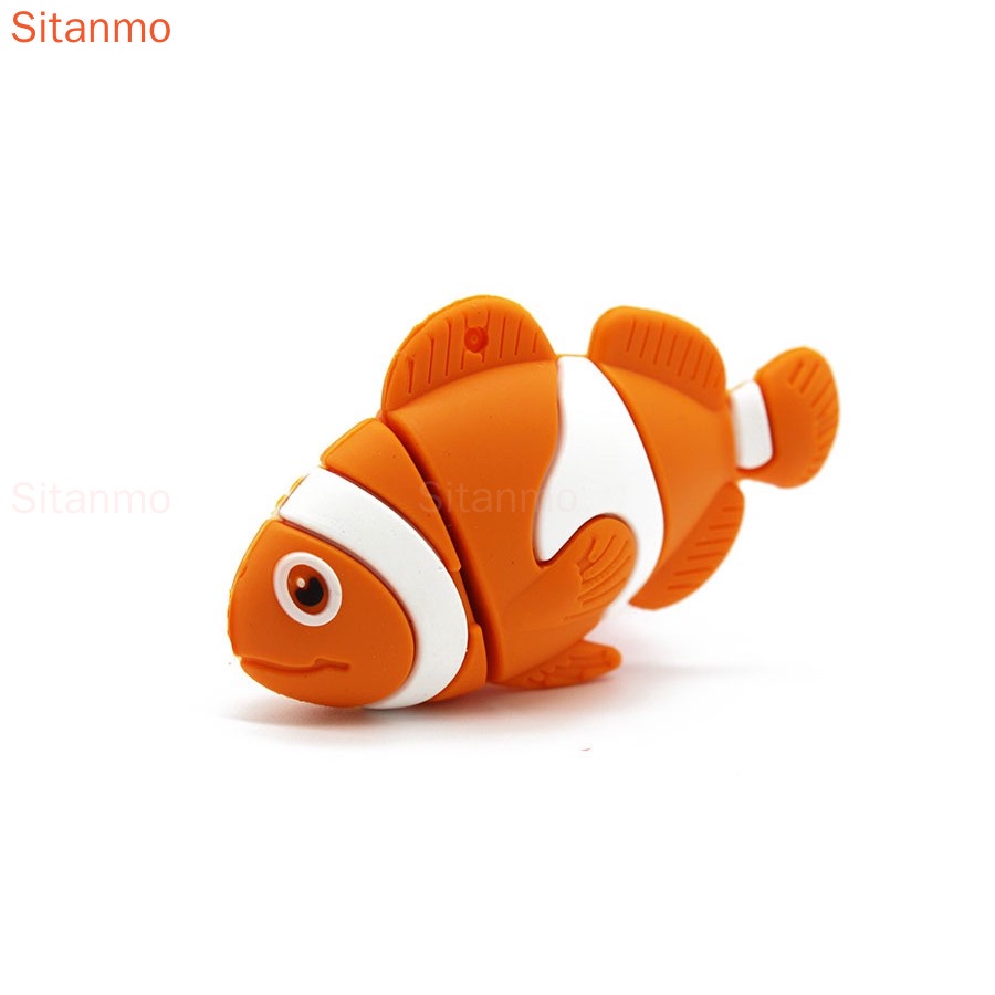 Usb Dung Lượng 1GB 8GB 16GB 32GB 64GB 2TB 128GB Bằng Silicon Hình Cá Nhiệt Đới Dễ Thương