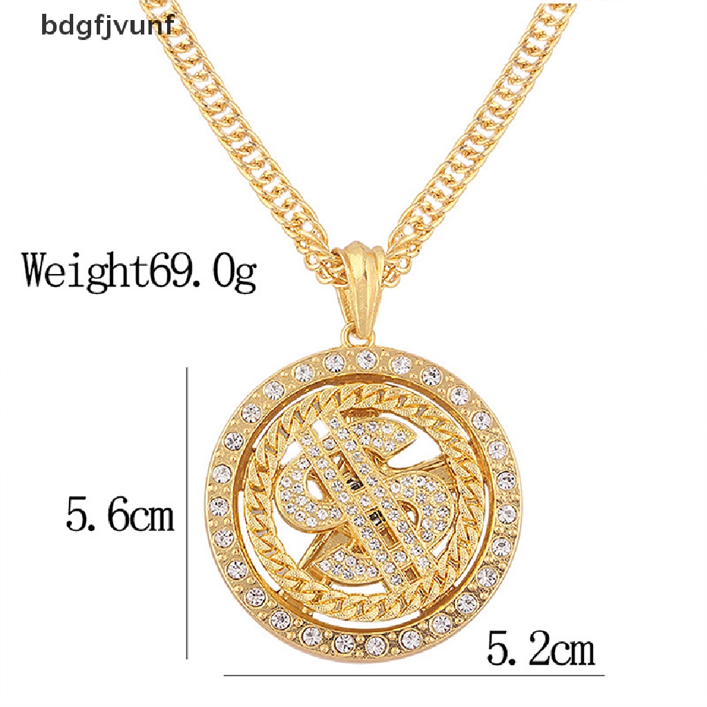 Vòng cổ Mặt Hình Tờ Tiền Đô La Phong Cách Hip Hop Cho Nam