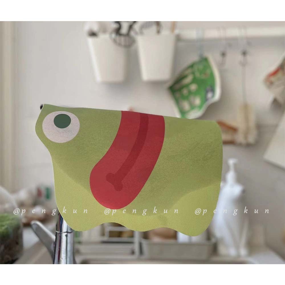 Thảm Lót Sàn Mềm Thấm Hút Nước Nhanh Khô Họa Tiết Biểu Tượng Cảm Xúc Vui Nhộn Cho Nhà Bếp