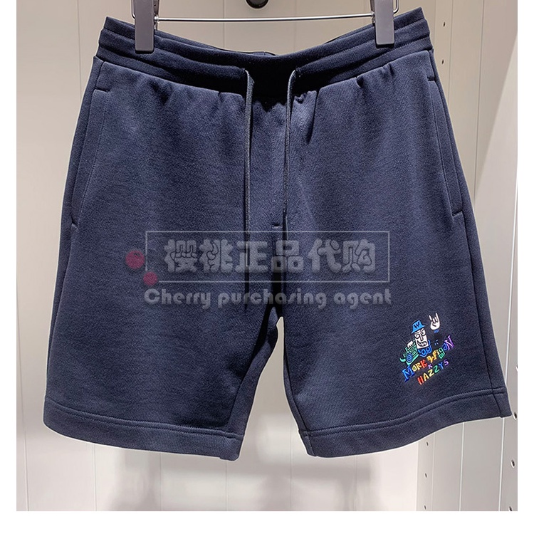Quần Short cotton In Hình Haggis Hazzys Thời Trang Mùa Hè Dành Cho Nam ACDZP02BM55