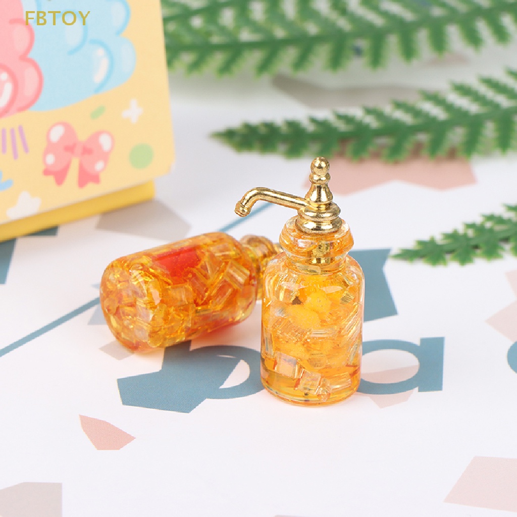 Bình Thủy Tinh Đựng Rượu / Nước Uống Trang Trí Nhà Búp Bê Tỉ Lệ 1: 12