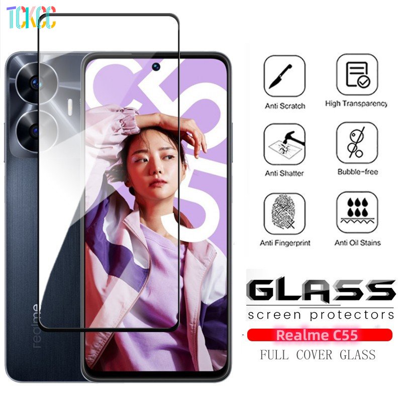 Kính Cường Lực Bảo Vệ Màn Hình Cho Realme C55 GT neo5 10 9 Pro + C33 C30 c31C35 C30S Q5 Pro GT Neo 3T 9i GT Master Edition GT 2 Pro
