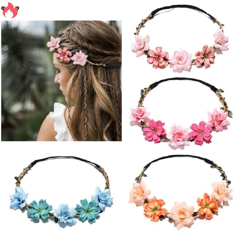 Vòng Hoa Đội Đầu Kiểu Công Chúa Dùng Trong Tiệc Cưới / Giáng Sinh / Năm Mới
