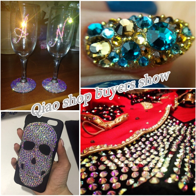 Qiao Fuchsia SS16 SS20 Phụ Kiện Trang Trí Quần Áo Đám Cưới Đính Đá Đẹp Mắt