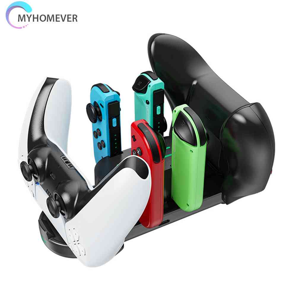 Đế SạC 6 Trong 1 Cho Tay CầM Chơi Game Joy Con PS5 Xbox X S