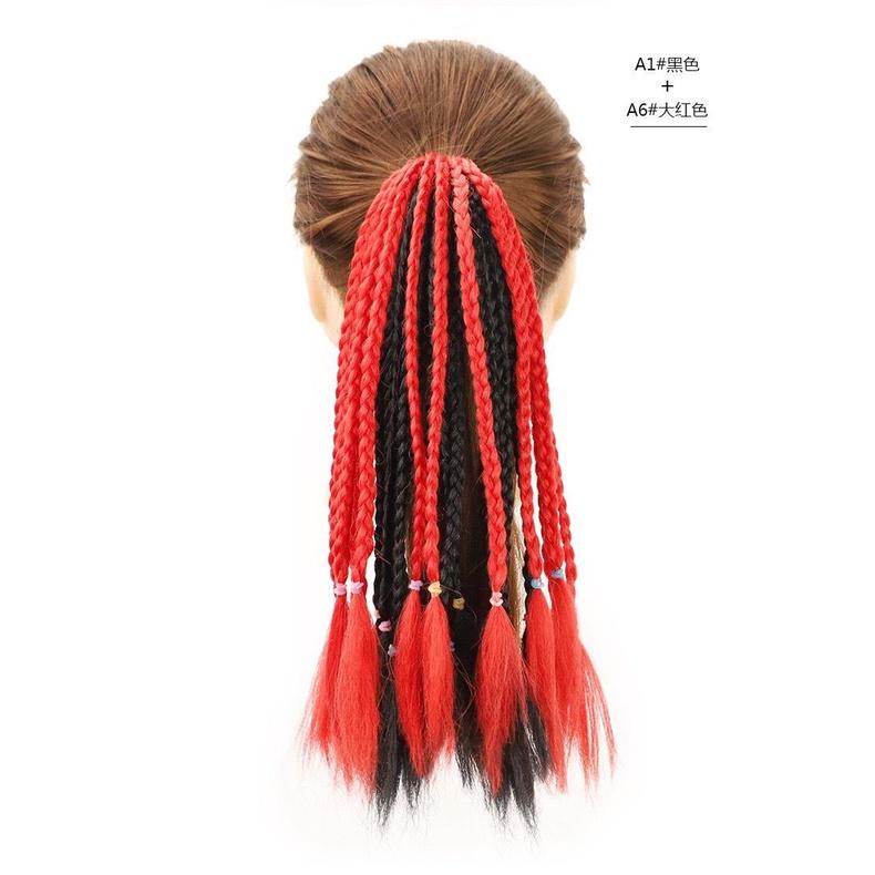 Tóc Giả Tết loại ngắn Nhiều Màu Sắc Phong Cách Hip Hop Âu Mỹ Cho Bé MyBaby