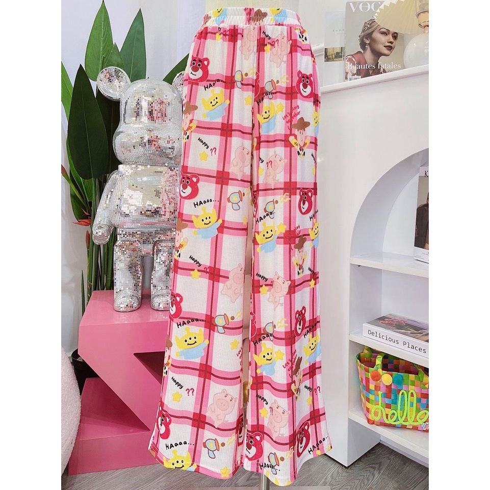QUẦN SUÔNG GÂN IN HÌNH CUTE - Q75