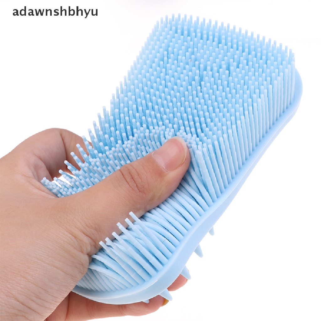 Bàn Chải Tắm Bằng Silicon Mềm Có Móc Treo Tiện Dụng