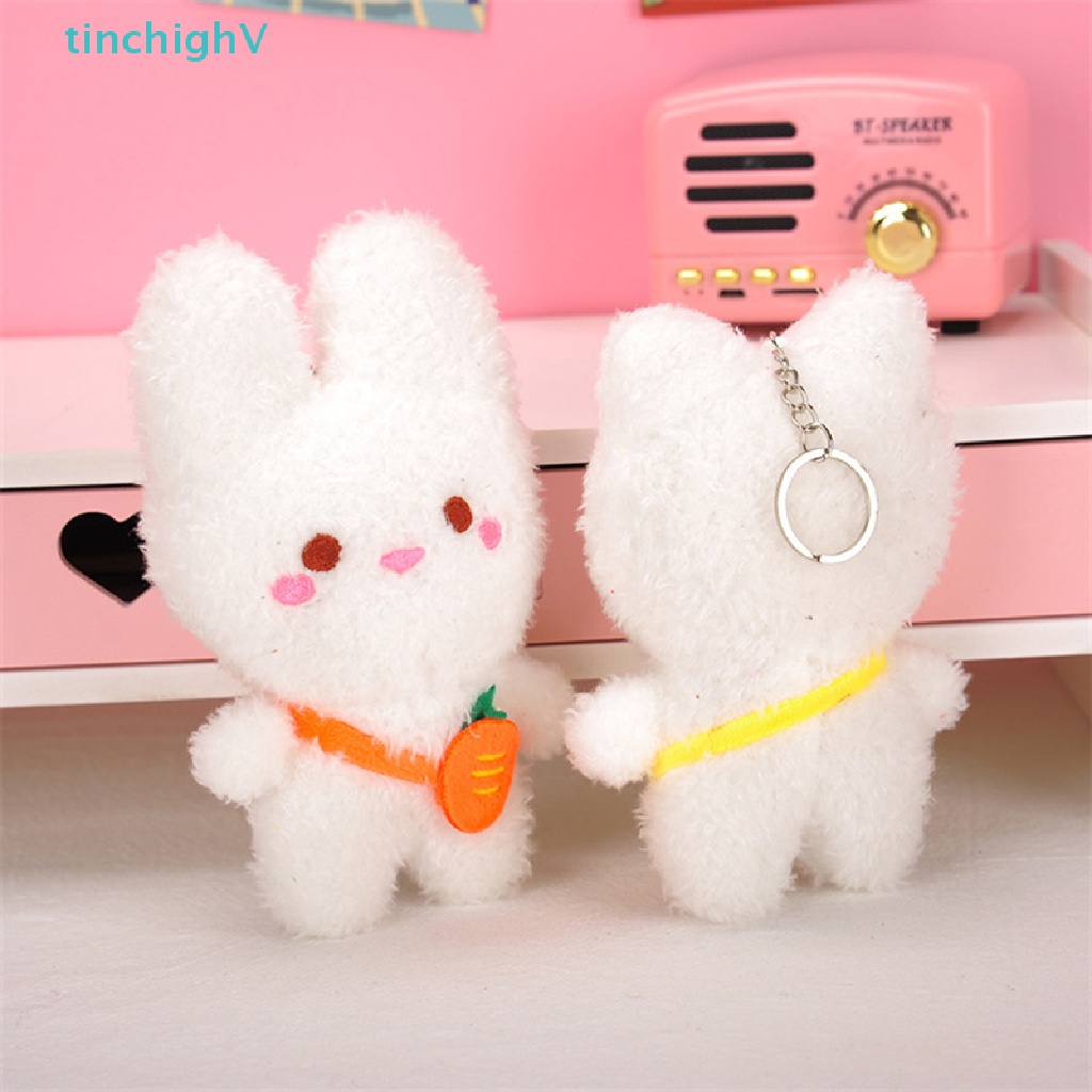 Móc Khóa Thỏ Nhồi Bông 15cm Dễ Thương