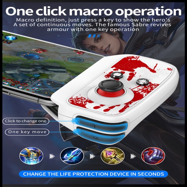 Tay Cầm Điều Khiển Chơi Game Không Dây 360 Độ Độ Chính Xác Cao