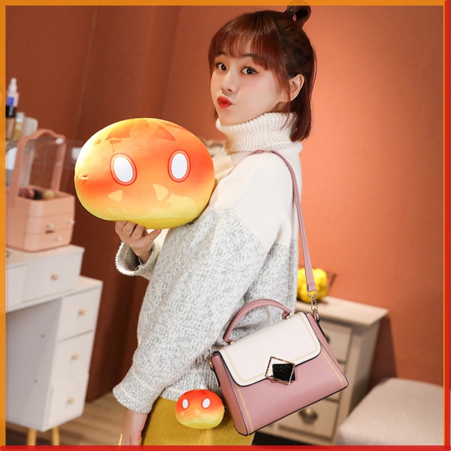 Sag Genshin Va Chạm Slime Thú Nhồi Bông Mềm Mại Hình Nhân Vật Hoạt Hình Anime Làm Quà Tặng Cho Bé Trai