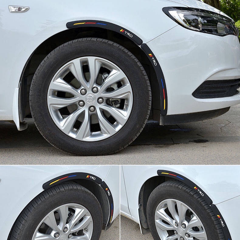 Automotive Wheel Trim Bumper Strip Scratch-Resistant Anti-Scratch Strip Widened Universal Wheel Eyebrow Modification Supplies Screen Protector Decorate Adhesive Tape jCVa