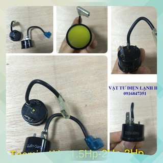 Rơ le tecmic lốc điều hoà 1hp 1.5hp 2hp 3hp - tecmit block máy lạnh hk1