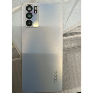 Nắp lưng oppo reno 6 5g màu bạc zin