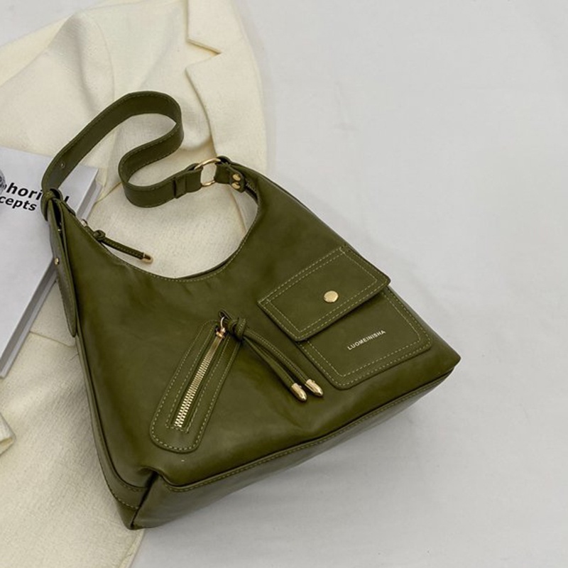 Ielgy Túi Xách messenger Sức Chứa Lớn Kết Cấu niche Chất Lượng Cao Cho Nữ