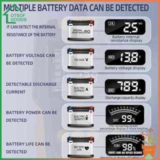✿ lotsofgoods ✿  12V/24V Battery Load Tester Charging Test Battery Voltage Tester Auto Battery Analyzer Car Battery Tool