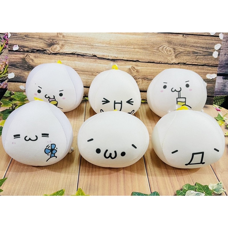 móc gấu bánh bao icon mềm mịn 46k->28k /móc khoá gấu cute biểu cảm cảm xúc