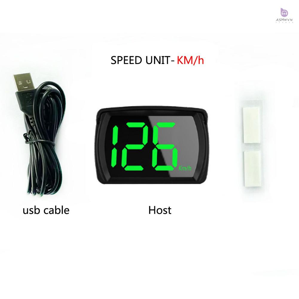 Đồng Hồ Đo Tốc Độ HUD KM / H MPH GPS Với Màn Hình LED Lớn Cho Xe Hơi Xe Tải SUV