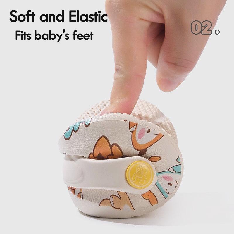 Dép sục họa tiết động vật Shoes Baby siêu nhẹ, chống trơn trượt cho bé