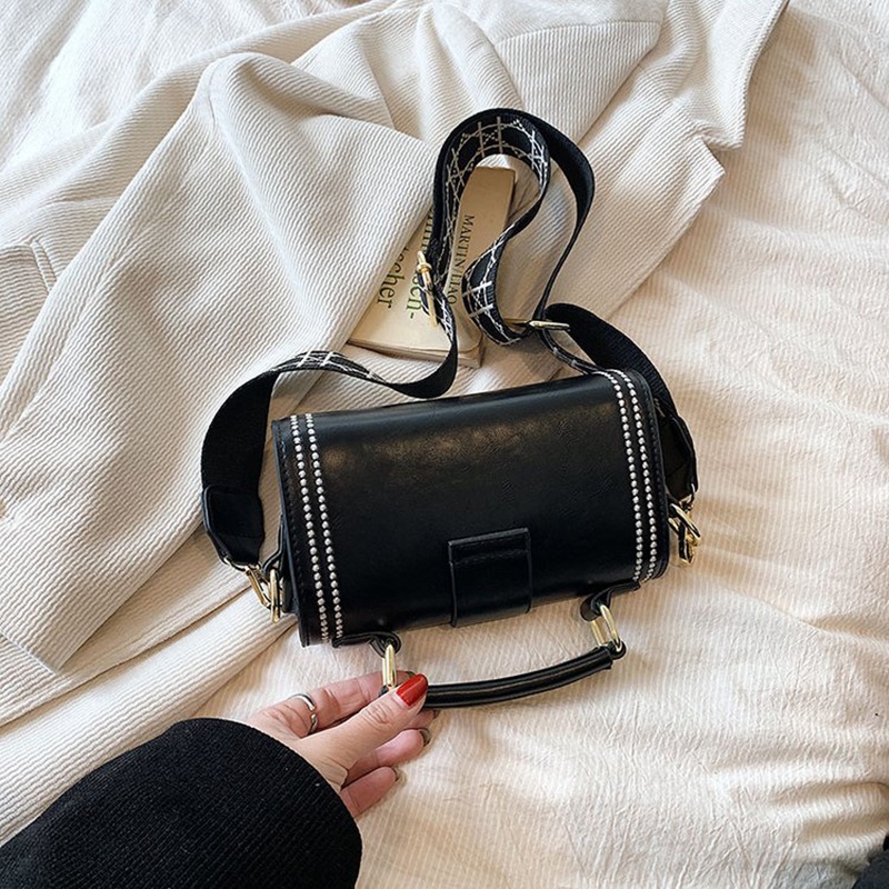 Túi Xách Dây Đeo Bản Rộng Thiết Kế Đơn Giản Cho Nữ