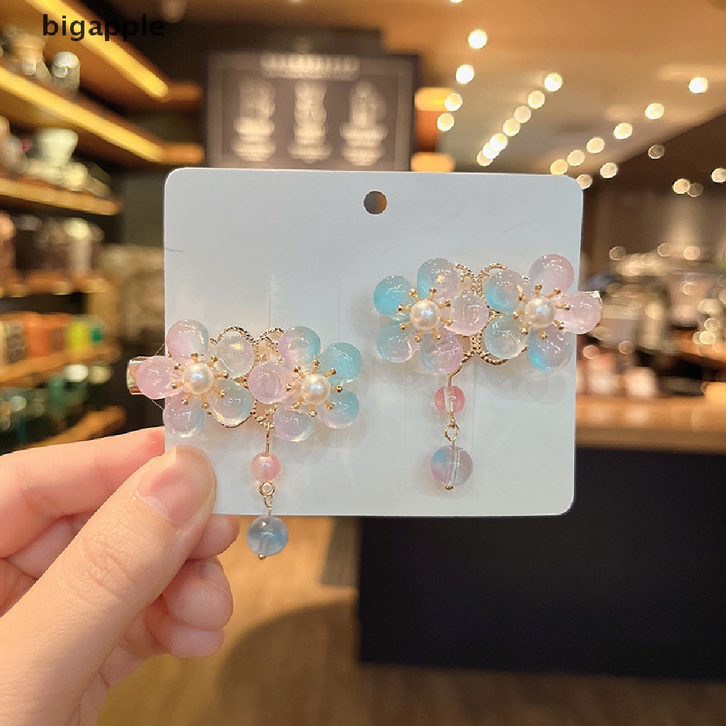 Bigapple 1 Cặp Trâm Cài Tóc Tua Rua Phong Cách Trung Hoa Cổ Điển Thủ Công RDG Dành Cho Bé Gái