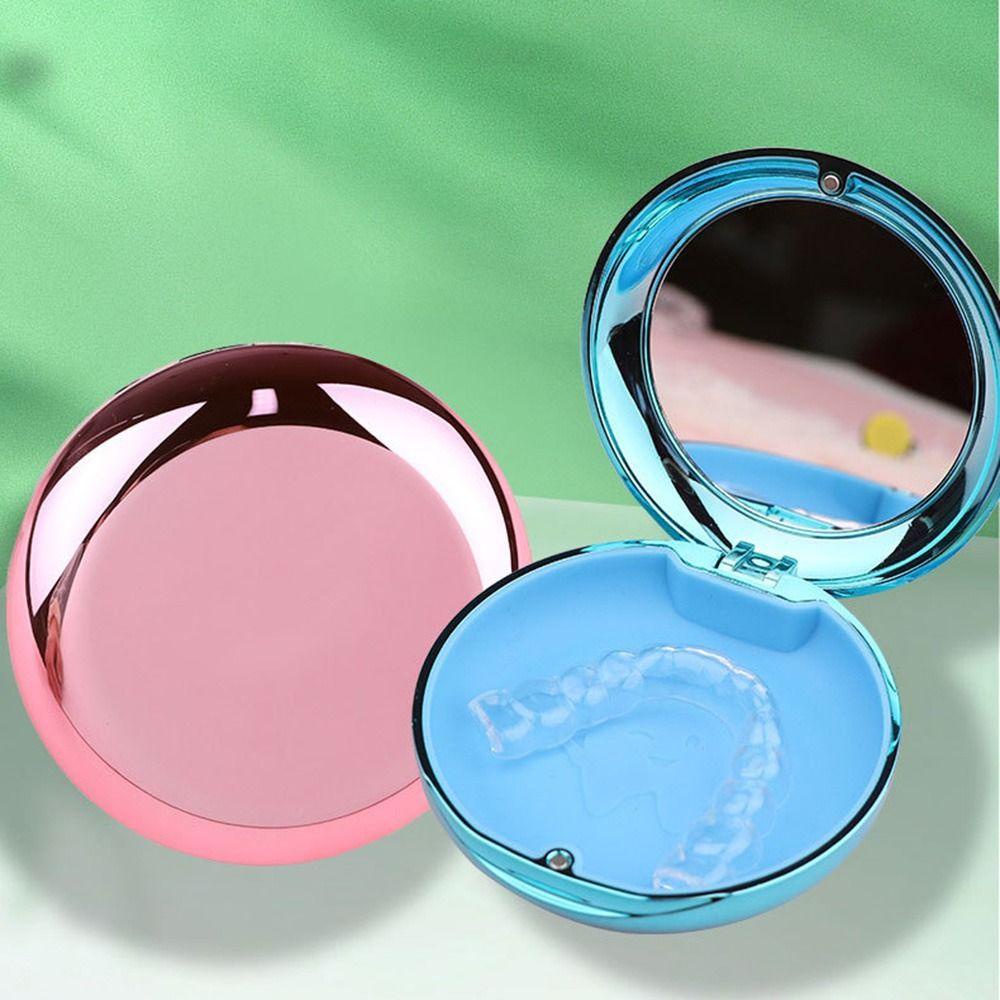 Hộp Đựng Bảo Vệ Răng 26Ede Có Gương Tiện Dụng Ốp