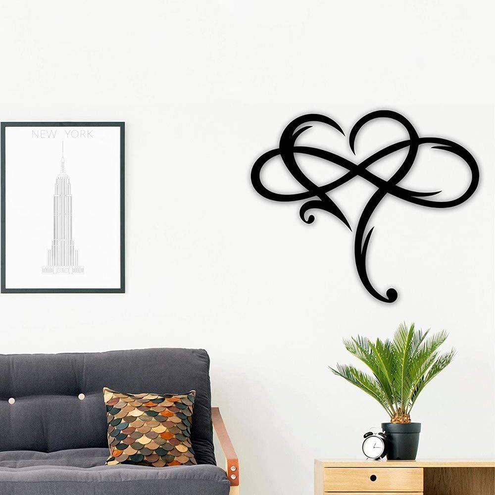 LET Trái Tim Vô Cực Bằng Kim Loại Trang Trí Tiệc Cưới