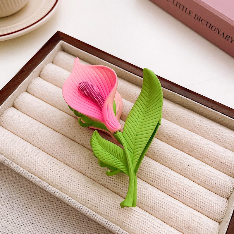 Kẹp Tóc Đa Năng Hình Hoa Tulip / Cá Mập Thời Trang Mùa Hè Xinh Xắn