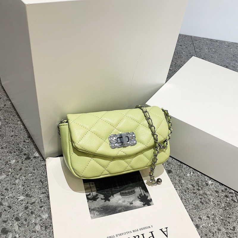 Túi Đeo Vai Dây Xích Hình Thoi Phong Cách Hàn Quốc Cổ Điển Thời Trang Cho Nữ