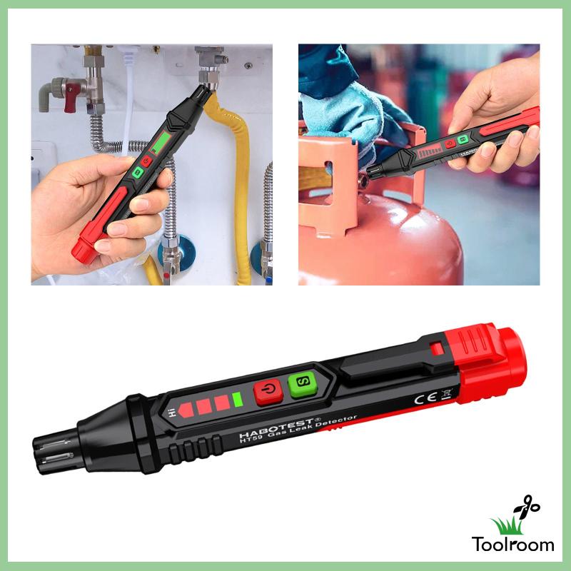 Dụng Cụ Kiểm Tra Rò Rỉ Khí Gas HT59 HT60 Với Màn Hình Báo Động Audible