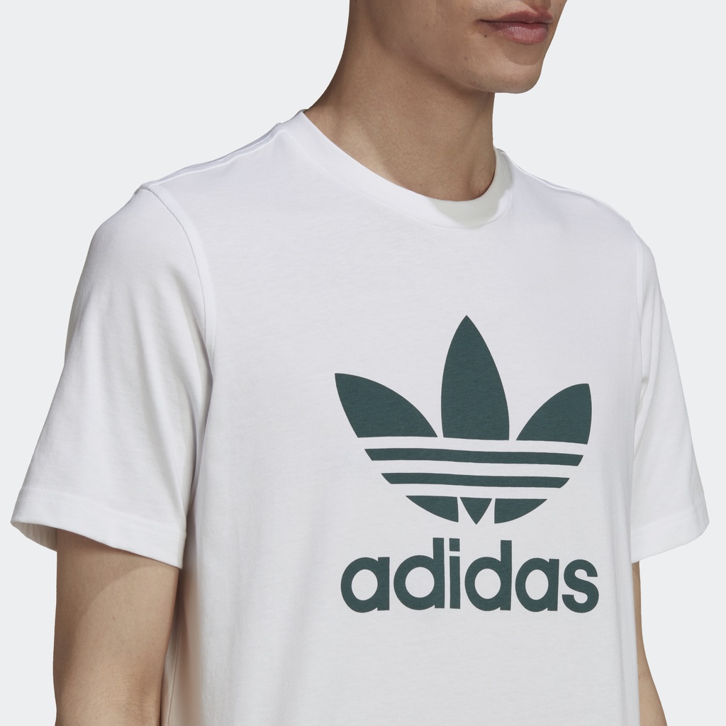Adidas Phong cách sống Áo Thun Ba Lá Classics Adicolor Nam trắng HK5227