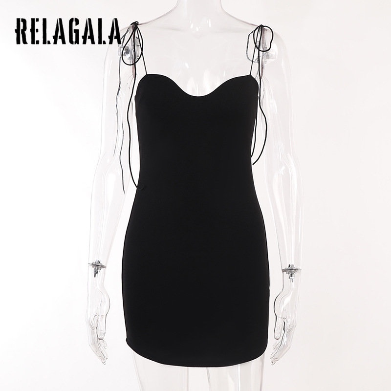 Đầm Hai Dây Màu Trơn Dáng Ôm Thời Trang 2023 Cho Nữ