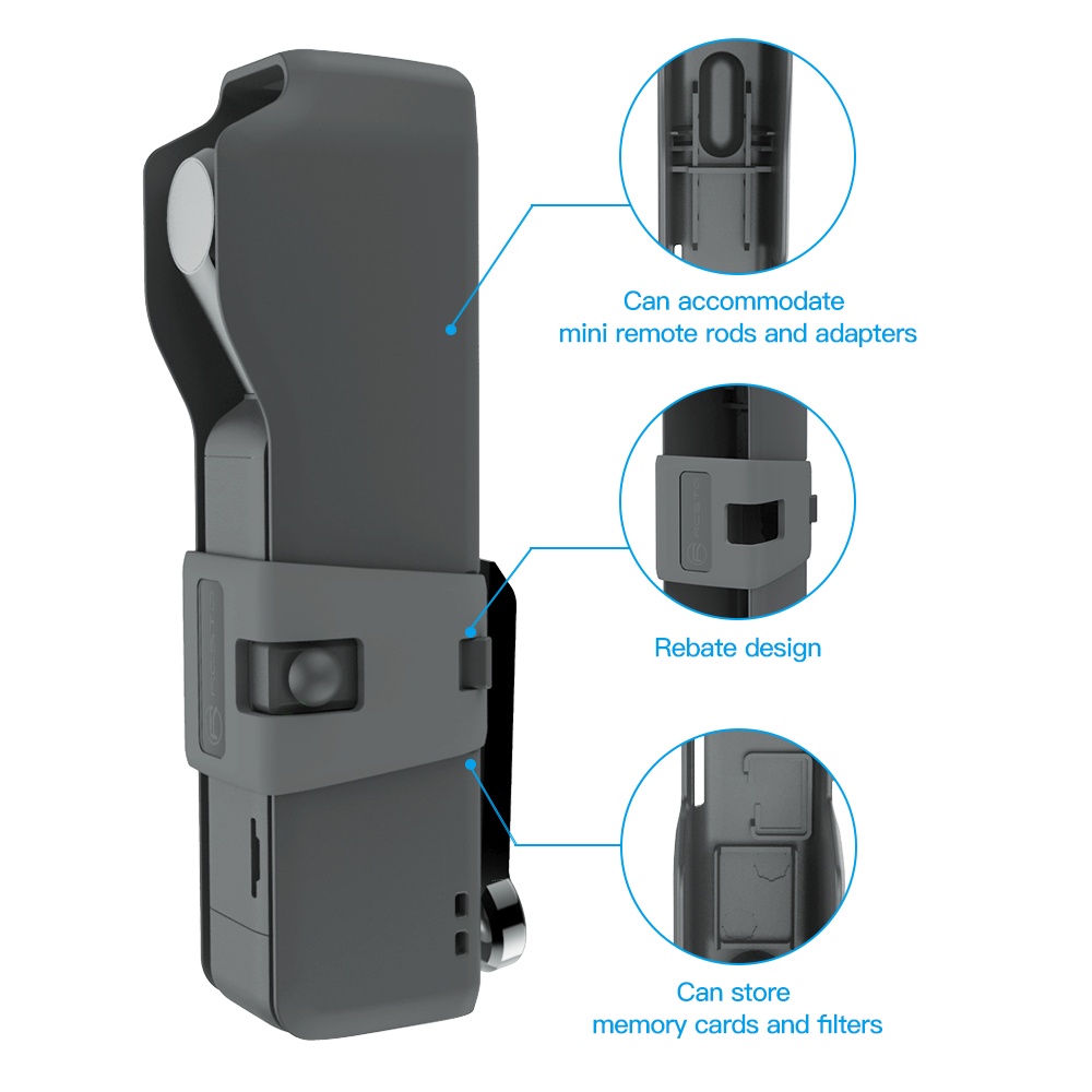 Hộp Đựng Bảo Vệ Siêu Nhẹ Có Dây Đeo Cho DJI OSMO Pocket 2