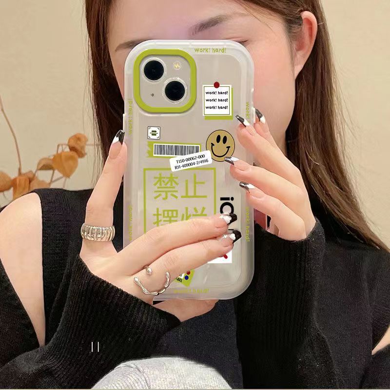 ✅Ốp Điện Thoại Mềm Trong Suốt Họa Tiết Độc Đáo Cho iPhone 14 / 13pro 12promax 7Plus