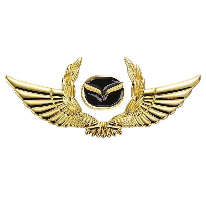 Miếng Dán Trang Trí 3D,Đôi Cánh Thiên Thần Dán Thân Xe Logo Hãng Xe Toyota,Hyundai,Mazda,Ford... - Khải Huy Scar