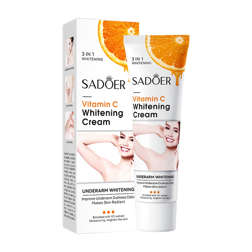 Vitamin C Whitening Cream Kem làm trắng da dưới cánh tay/Làm trắng vùng nách/Làm trắng vùng kín JULYSTAR