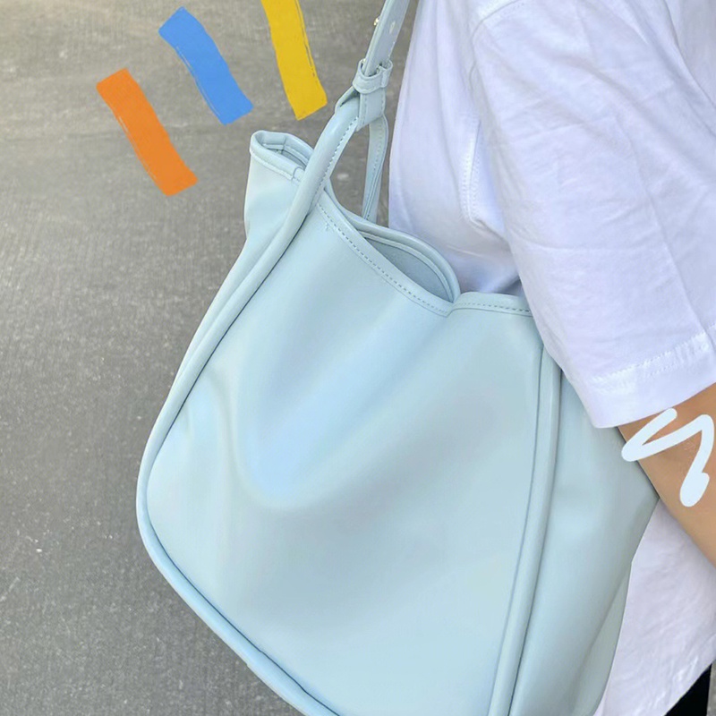 Túi Đeo Vai Bằng Da Mềm Sức Chứa Lớn Dành Cho Nữ