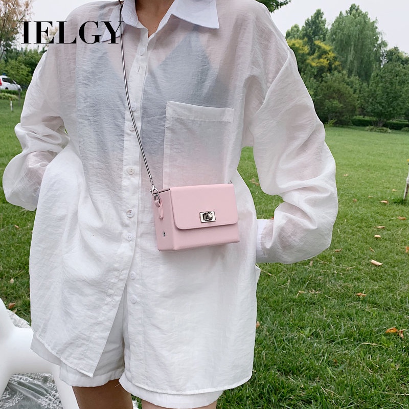 IELGY Túi Hộp Đeo Chéo Mini Phong Cách Thời Trang Mới 2023