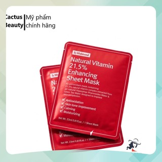 Mặt nạ giấy BY WISHTREND NATURAL VITAMIN C 21.5 ENHANCING SHEET MASK 23ML