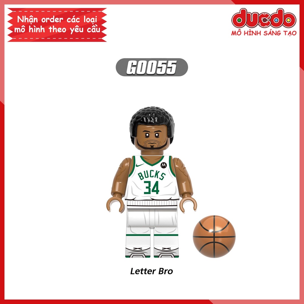 Minifigures các siêu sao bóng rổ NBA - Đồ Chơi Lắp Ghép Xếp Hình Mini Mô hình Iron Man XINH G0107