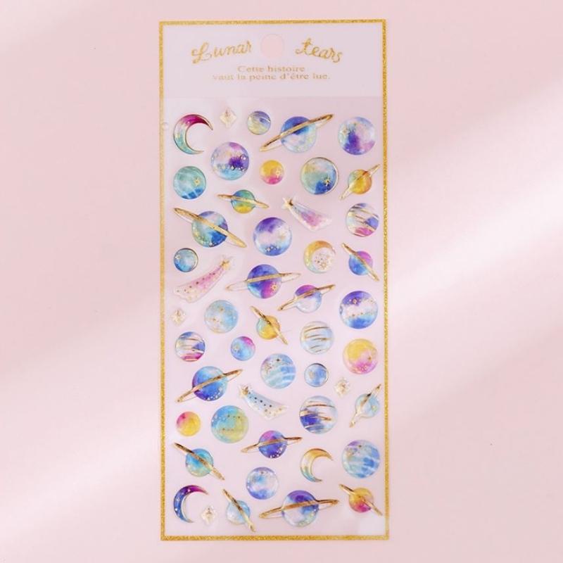 Sticker Miếng Dán Pha Lê keo dán sáng tạo trang trí nhiều hình dễ thương cute - Hally shop