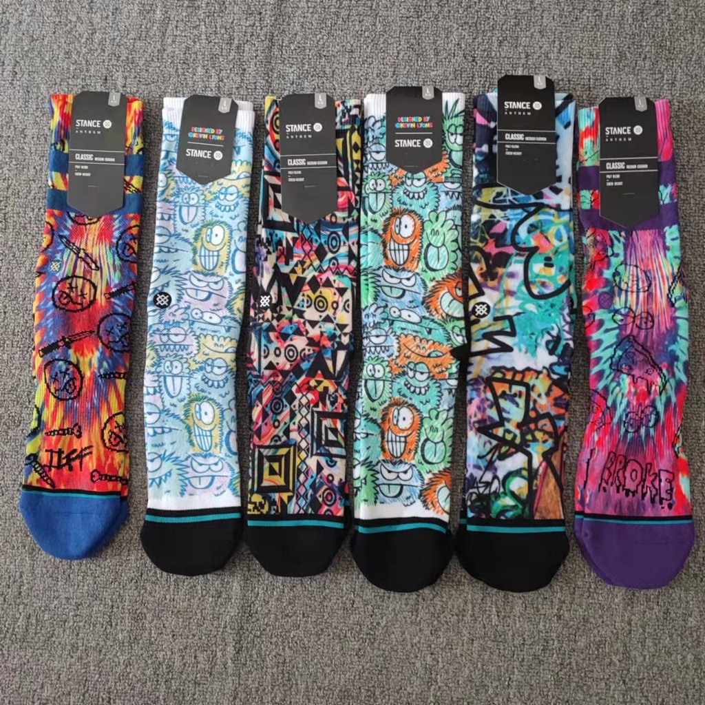 Vớ Nén In Họa Tiết 3D Phong Cách Hip Hop Đường Phố Cho Nam Và Nữ