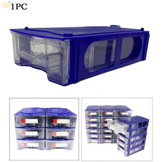 1PCS Stackable Plastic Hardware Parts Storage Boxes Component Screws Toolbox Brand New