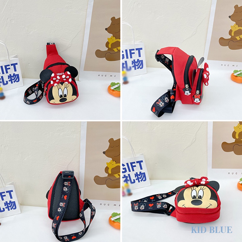 Túi Đeo Chéo Ngực Đựng Tiền Xu Họa Tiết Hoạt Hình Phong Cách Hàn Quốc Dễ Thương Dành Cho Bé Trai Bé Gái