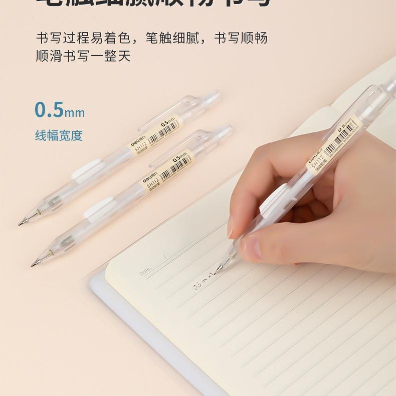 Bút chì DELI SH112 ngòi 0.5mm kèm tẩy
