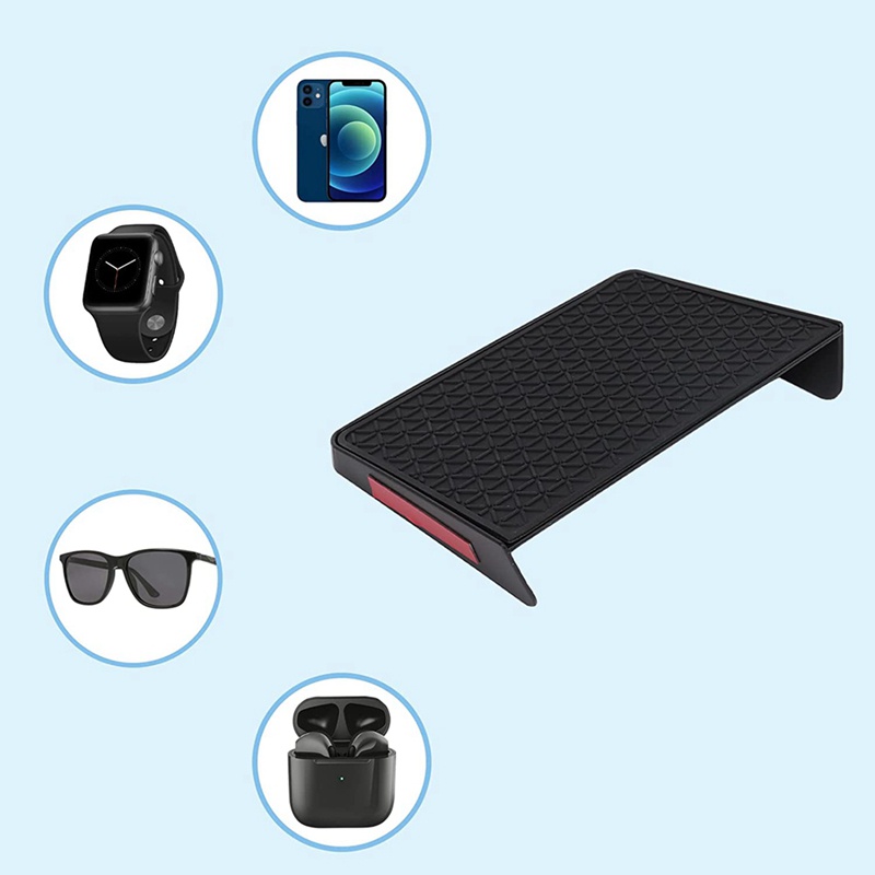 Bảng điều khiển trung tâm Hộp lưu trữ Khay tổ chức Khay ngăn Chèn Hộp lưu trữ thứ cấp với giá đỡ tiền xu và kính cho Phụ kiện Honda CR-V 2023