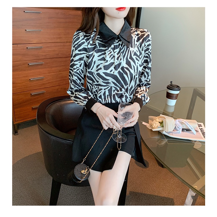 Áo Sơ Mi Chiffon Dài Tay Phong Cách Mới