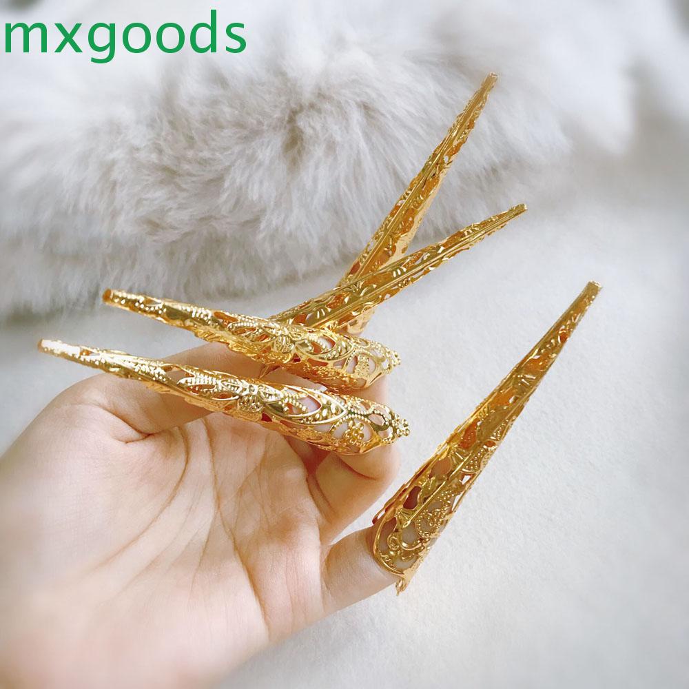 Set 5 nhẫn ngón tay họa tiết hoa nhiều màu sắc tùy chọn dùng để múa bụng