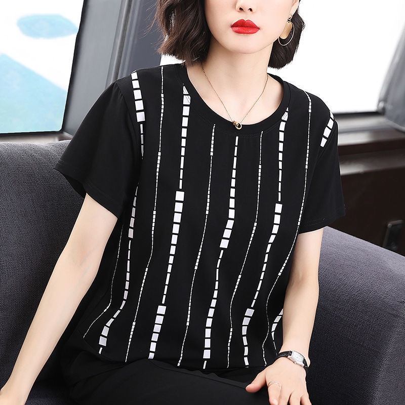 Áo Thun Tay Ngắn Dáng Rộng Thời Trang Cho Nữ