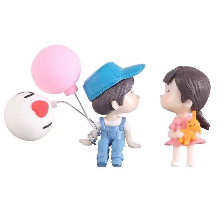 1 Bộ Phụ Kiện Trang Trí Bảng Điều Khiển Xe Hơi Hình Tượng Hoạt Hình Dễ Thương Thích Hợp Làm Quà Tặng Cho Bạn Gái drop